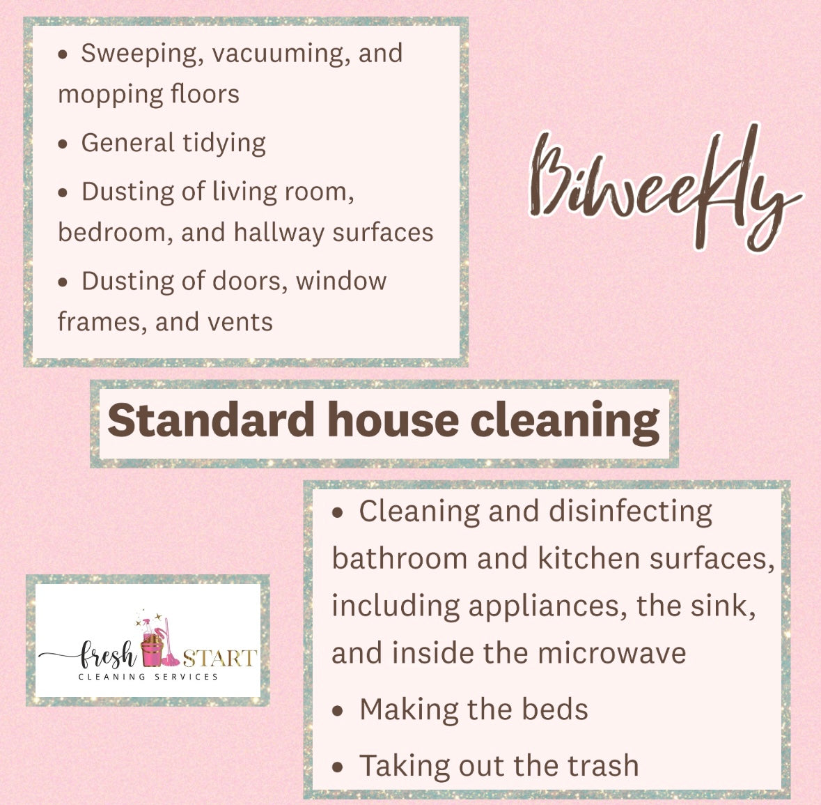 Standard Bi-Weekly Cleaning